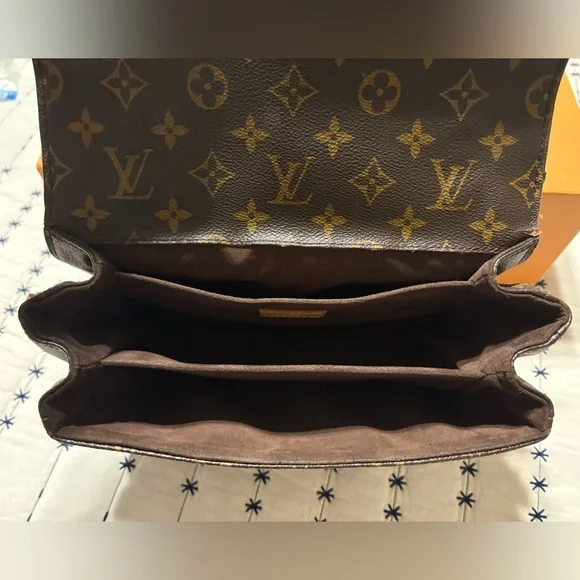 LOUIS VUITTON MONOGRAM POCHETTE METIS SATCHEL CROSSBODY BAG - Picture 7 of 13